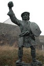 Statue of Rob Roy MacGregor, Stirling Royalty Free Stock Photo