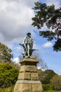 The statue of Robert Burns Royalty Free Stock Photo