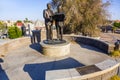 Statue of Robert Paxton McCulloch in Lake Havasu Royalty Free Stock Photo