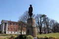 Statue of Robert Richard Randall, sea captain and the Revolutionary War soldier, Snug Harbor, Staten Island, NY Royalty Free Stock Photo