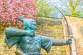 Statue of Robin Hood in Nottingham, England Royalty Free Stock Photo