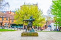 Statue of Robin Hood in Nottingham, England Royalty Free Stock Photo