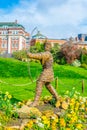 Statue of Robin Hood in Nottingham, England Royalty Free Stock Photo