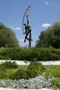 Statue of Rocket Thrower in Flushing Meadows Corona Park, Queens