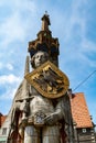 The Statue of Roland in Bremen Royalty Free Stock Photo