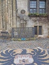 Statue Roland of Quedlinburg and municipal coat of arms