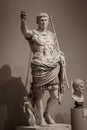 Statue of Roman Emperor Augustus Royalty Free Stock Photo