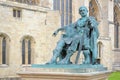 Statue of Roman Emperor Constantine, York, England Royalty Free Stock Photo