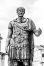 Statue of Roman Emperor Julius Caesar at Roman Forum, Rome, Italy Royalty Free Stock Photo