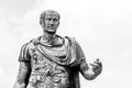 Statue of Roman Emperor Julius Caesar at Roman Forum, Rome, Italy Royalty Free Stock Photo