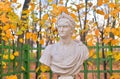 Statue of roman emperor Nero in Summer Garden. Royalty Free Stock Photo