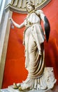 Statue of the Roman goddess Juno Sospita in Vatican Museum Royalty Free Stock Photo