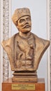 Statue at the Romanian Parliament in Bucharest, Romania.