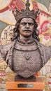 Statue at the Romanian Parliament in Bucharest, Romania. Royalty Free Stock Photo