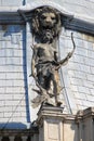 Statue in the rooftop of Vajdahunyad castle