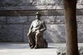 Statue of Roosevelt in wheelchair