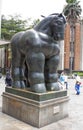 Statue's in the Botero Square