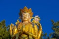 Swayambhu temple Buddha in Kathmandu Statue in Nepal