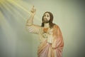 Statue of the Sacred Heart of Jesus Royalty Free Stock Photo