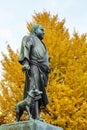 Statue of Saigo Takamori and his dog, Ueno Park, Tokyo, Japan