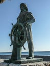 statue of a sailor Royalty Free Stock Photo