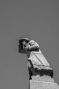 Statue Sailor On Lookout At Amsterdam The Netherlands 5-4-2020 Royalty Free Stock Photo