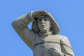 Statue Sailor On Lookout At Amsterdam The Netherlands 5-4-2020