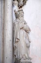 Statue of Saint on the altar of the Saint Mary Magdalene in Cistercian Abbey of Bronnbach in Reicholzheim, Germany
