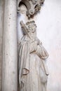 Statue of Saint on the altar of the Saint Mary Magdalene in Cistercian Abbey of Bronnbach in Reicholzheim, Germany