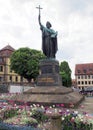 Statue of Saint Boniface, by Werner Henschel, 1830, Fulda, Germany Royalty Free Stock Photo