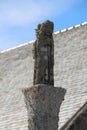 Statue of Saint They chapel in Cleden Cap Sizun Royalty Free Stock Photo