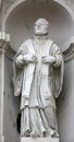 Statue of Saint, Church of the nine choirs of angels in Vienna Royalty Free Stock Photo