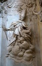 Statue of Saint in the church of Saint Vitale. Parma Royalty Free Stock Photo
