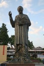 Statue of Saint Clement in Ohrid, Macedonia
