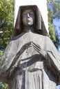 Statue of Saint Faustina on Altar Three Millennia, Church on Skalka, Krakow, Poland Royalty Free Stock Photo