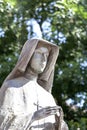 Statue of Saint Faustina on Altar Three Millennia,Skalka, Krakow, Poland Royalty Free Stock Photo