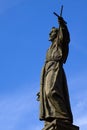 Statue of Saint Francis in Varallo (Italy)