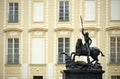 Statue of Saint George in the Prague Royalty Free Stock Photo