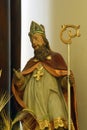 Statue of Saint on the high altar in the Church of Saint Mary Magdalene in Bisag, Croatia