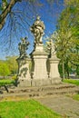 Statue of Saint John of Nepomuk in Dubnica nad Vahom town Royalty Free Stock Photo