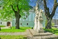 Statue of Saint John of Nepomuk in Dubnica nad Vahom town Royalty Free Stock Photo