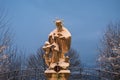 Statue of Saint John of Nepomuk or John Nepomucene in Sonntagberg, Lower Austria