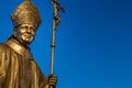 Statue of Saint John Paul II Royalty Free Stock Photo