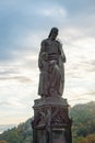 Statue of Saint Joseph at Charles Bridge - Prague, Czech Republic Royalty Free Stock Photo