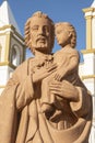 Statue of Saint Joseph with child Jesus