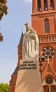 Statue of Saint Mary (1927) in Torun, Poland