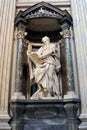 Statue of Saint Matthew by Camillo Rusconi