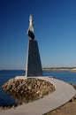 Statue of Saint Nicholas in Nessebar, Bulgaria Royalty Free Stock Photo
