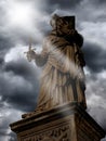 Statue Saint Paul or Paolo at St. Angel Bridge Rome Italy Royalty Free Stock Photo