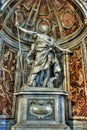 Statue in Saint Peter Cathedral in Vatican